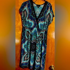 Vibrant Patterned Dress